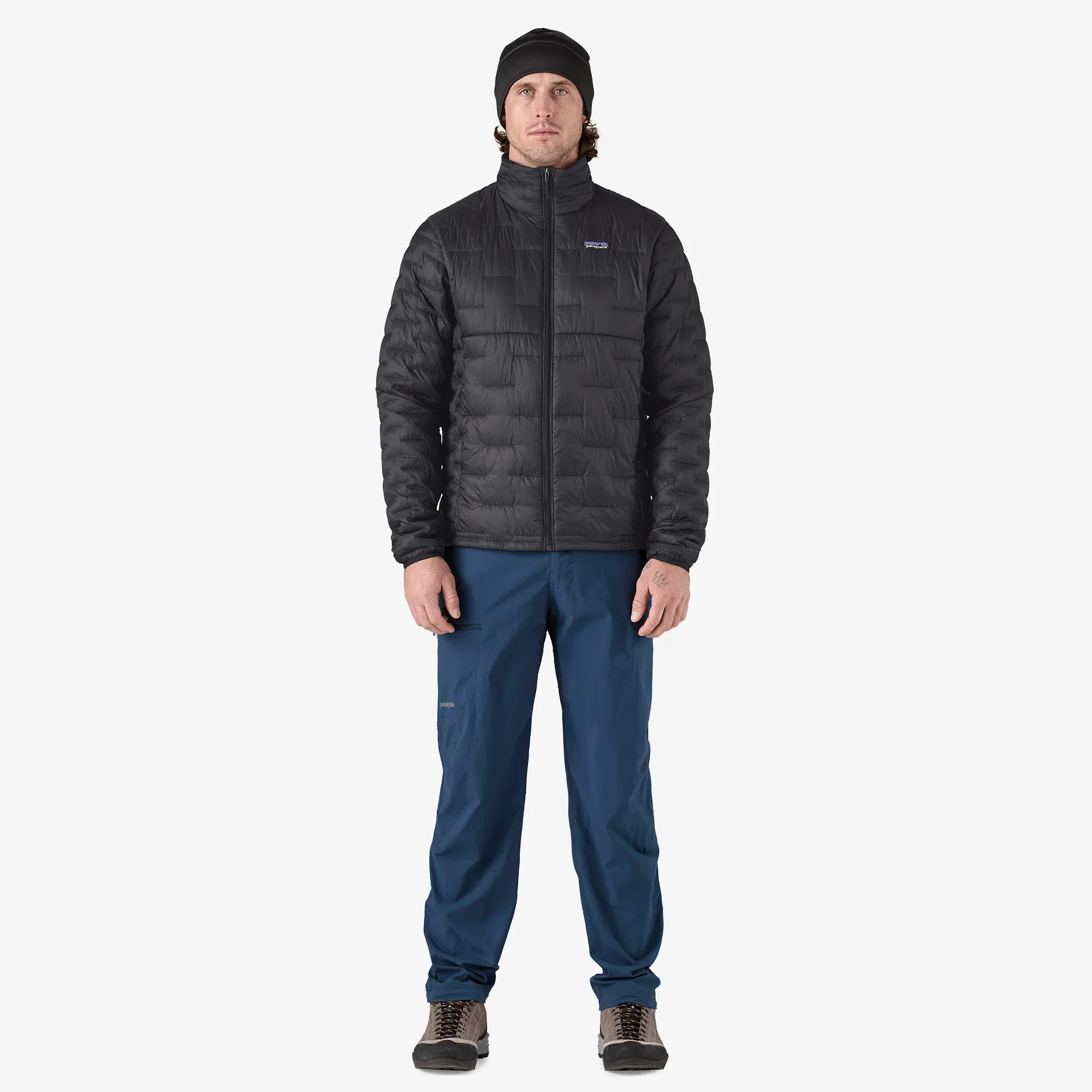 Micro Puff Jacket - Black - Image 3