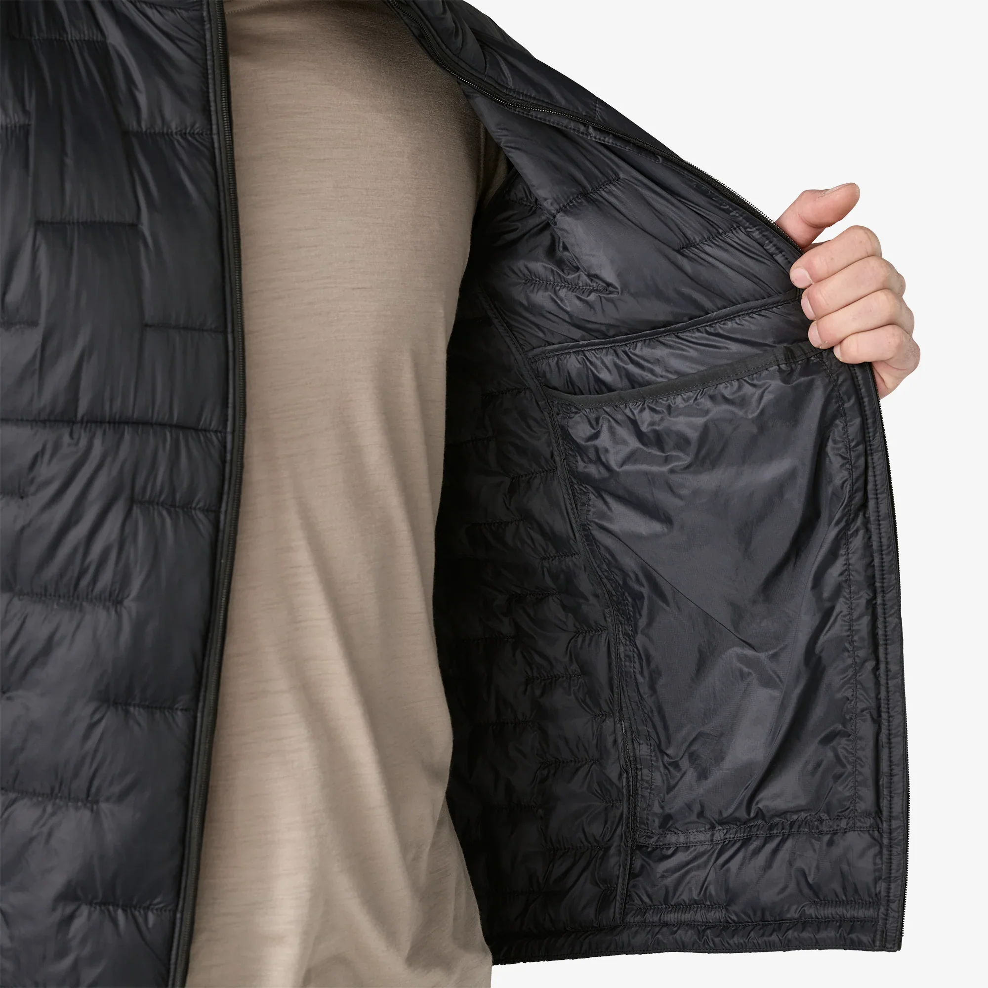Micro Puff Jacket - Black - Image 4