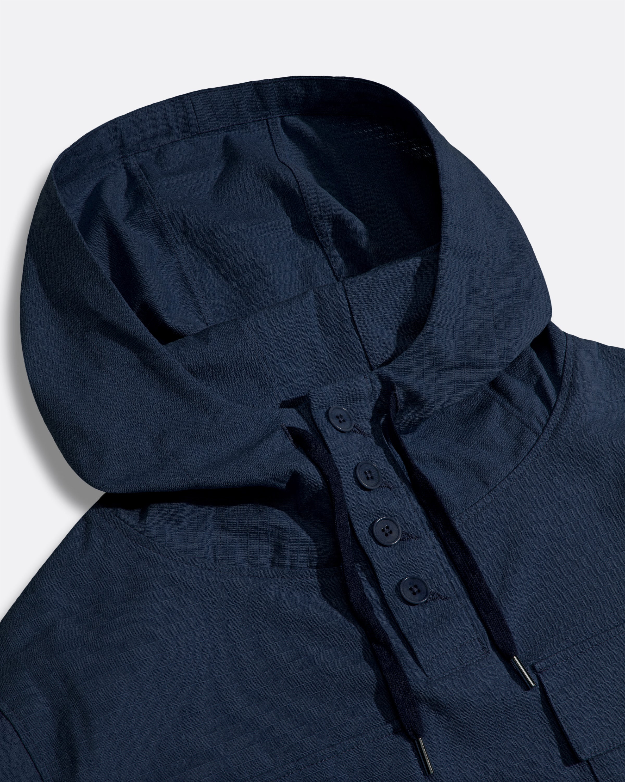Portree Smock - Navy Ripstop - Image 3