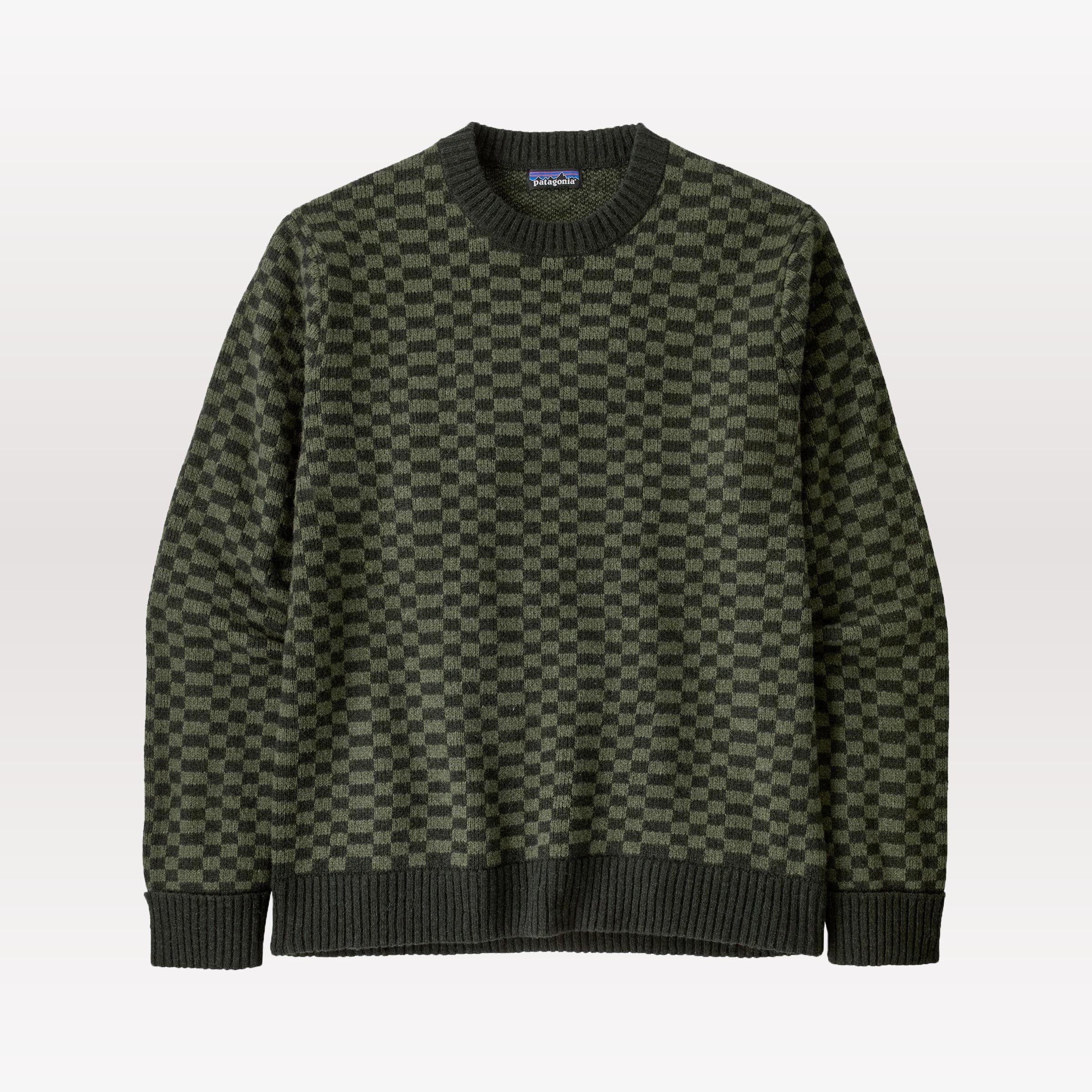 Recycled Wool Blend Sweater - Old Growth Green