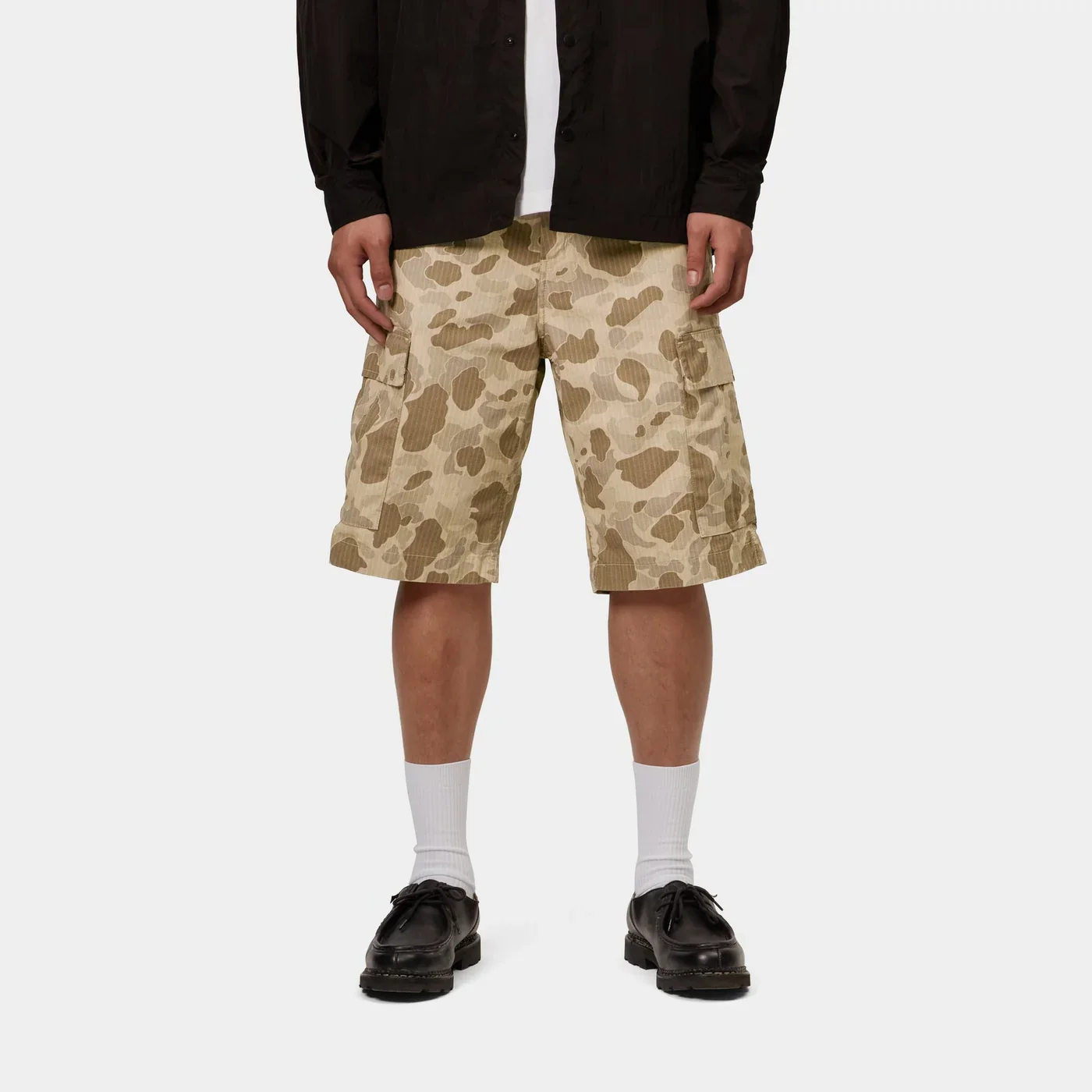 Regular Cargo Short - Camo Duck Rinsed - Image 3