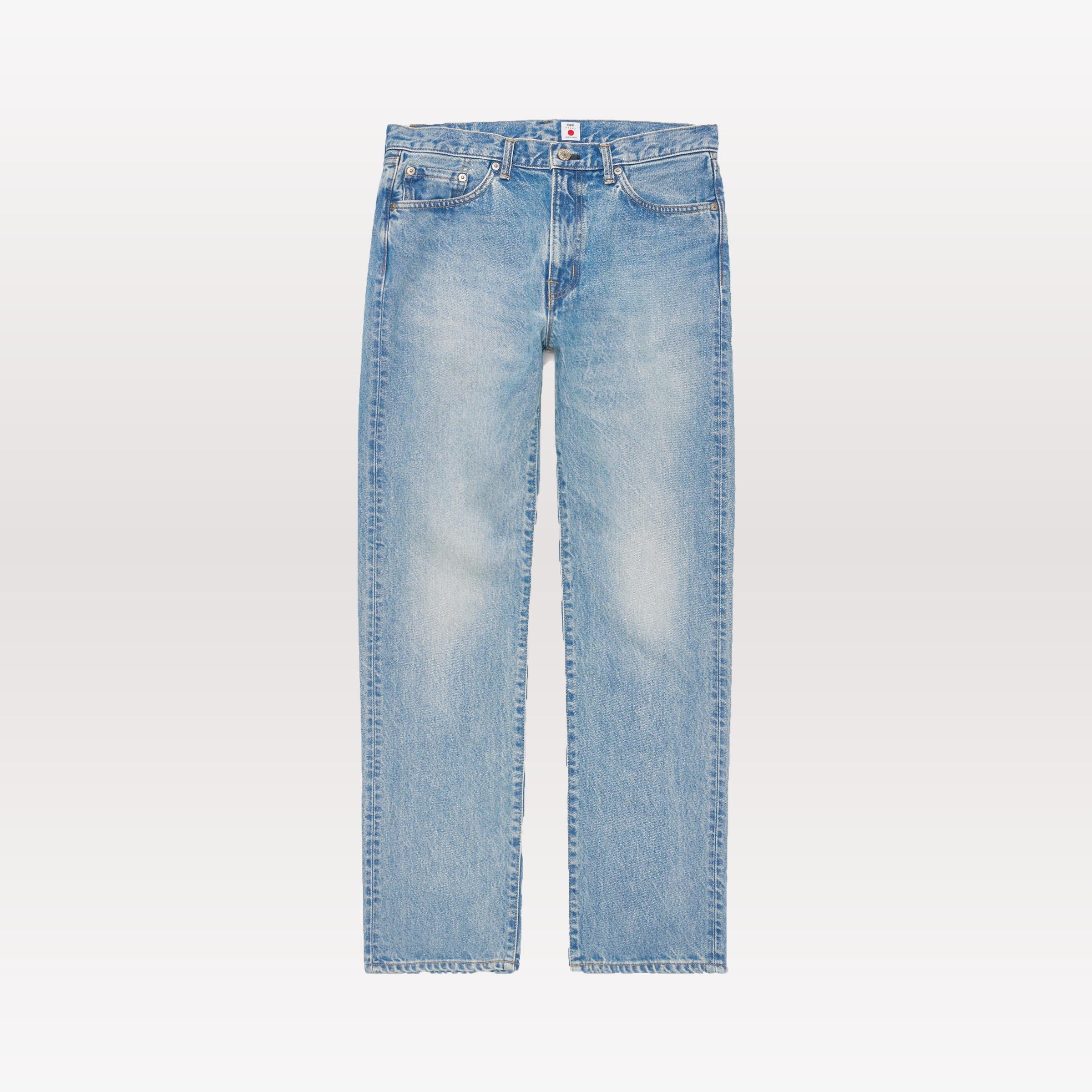 Regular Straight Jeans - Blue Mid Light Used