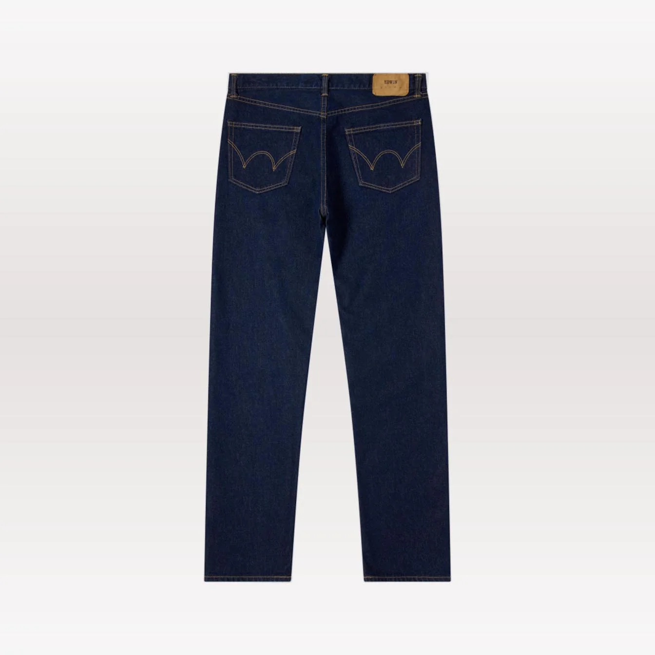 Regular Straight Jeans - Blue Rinsed - Image 2