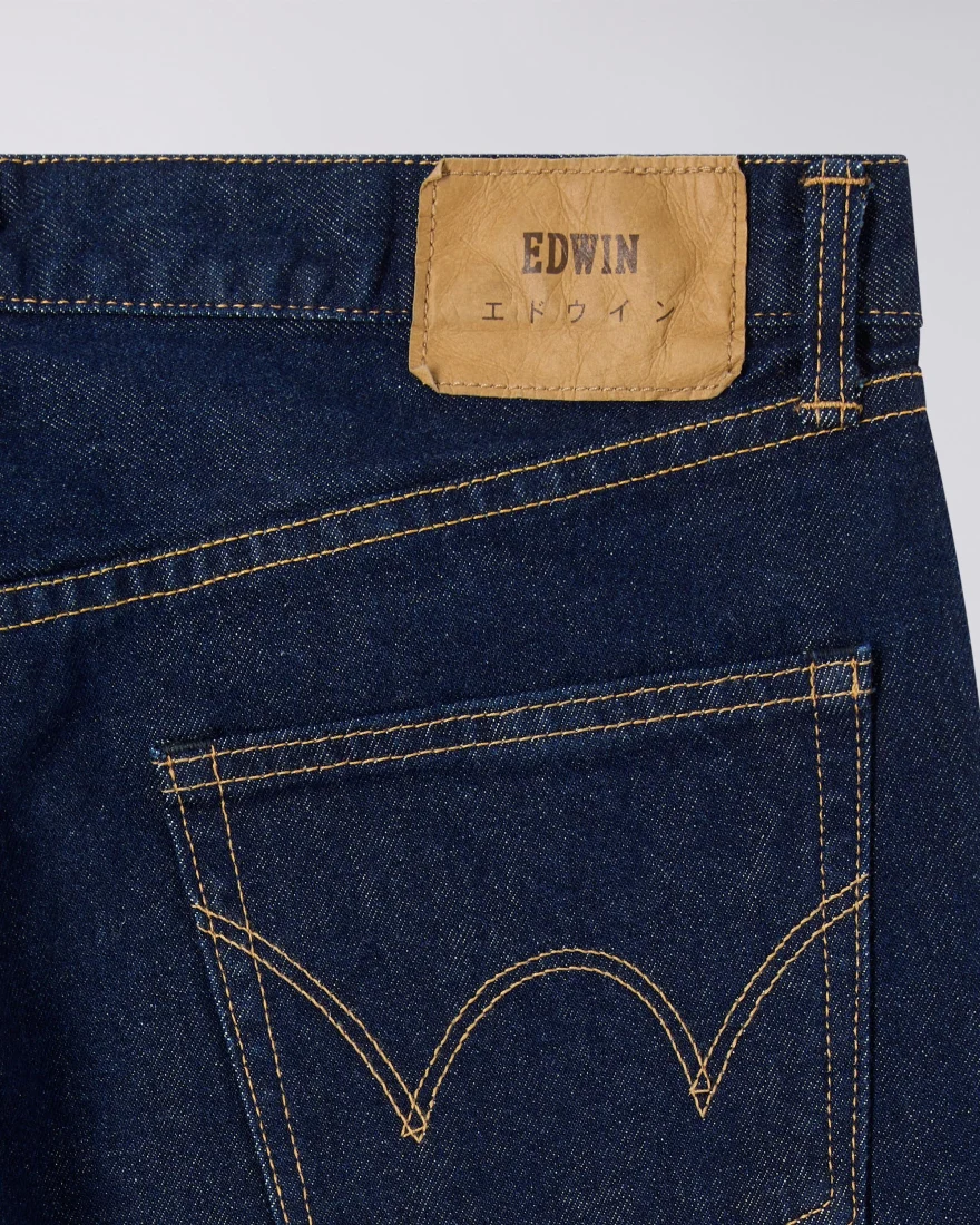 Regular Straight Jeans - Blue Rinsed - Image 6
