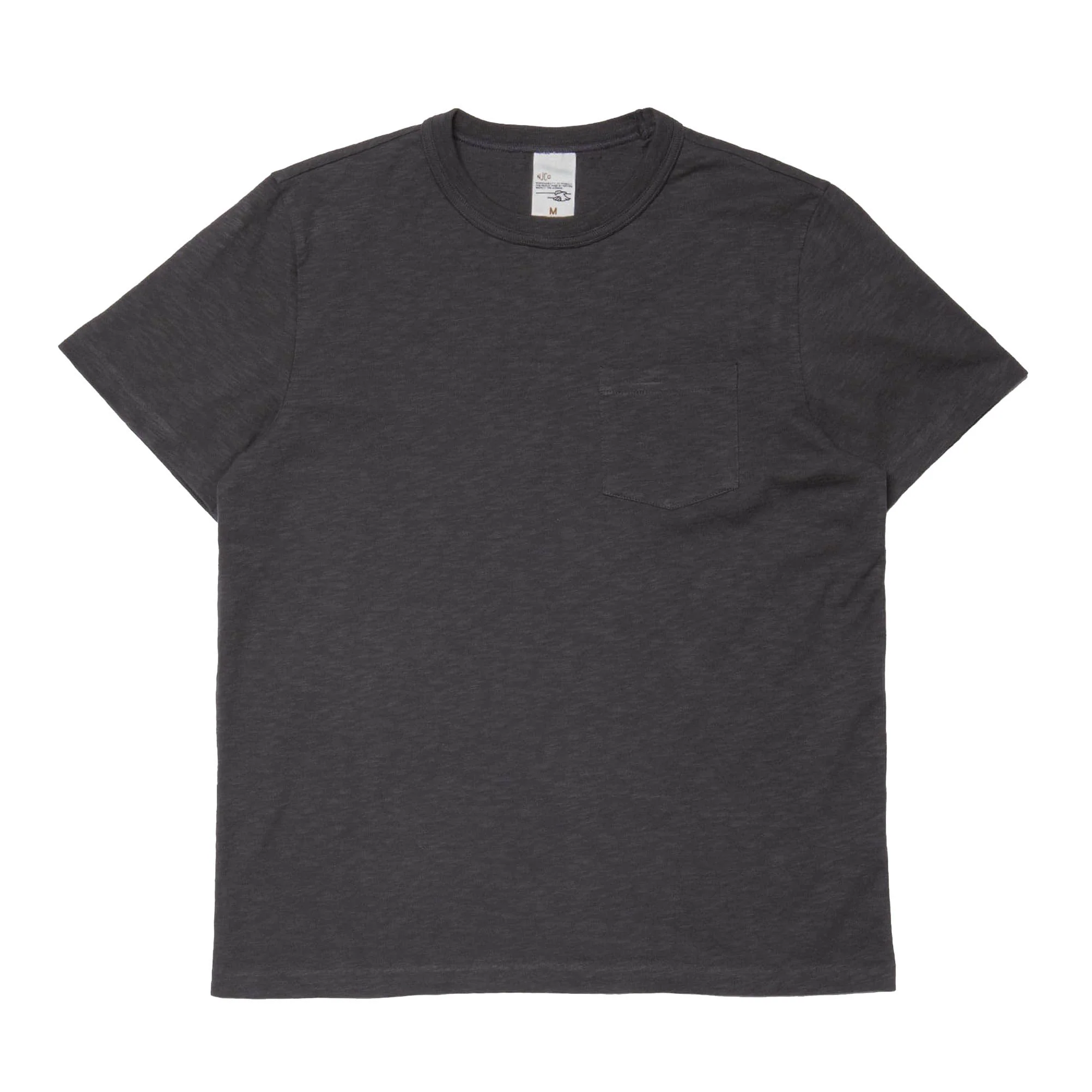 Roy Heavy Slub T-Shirt - Antracite