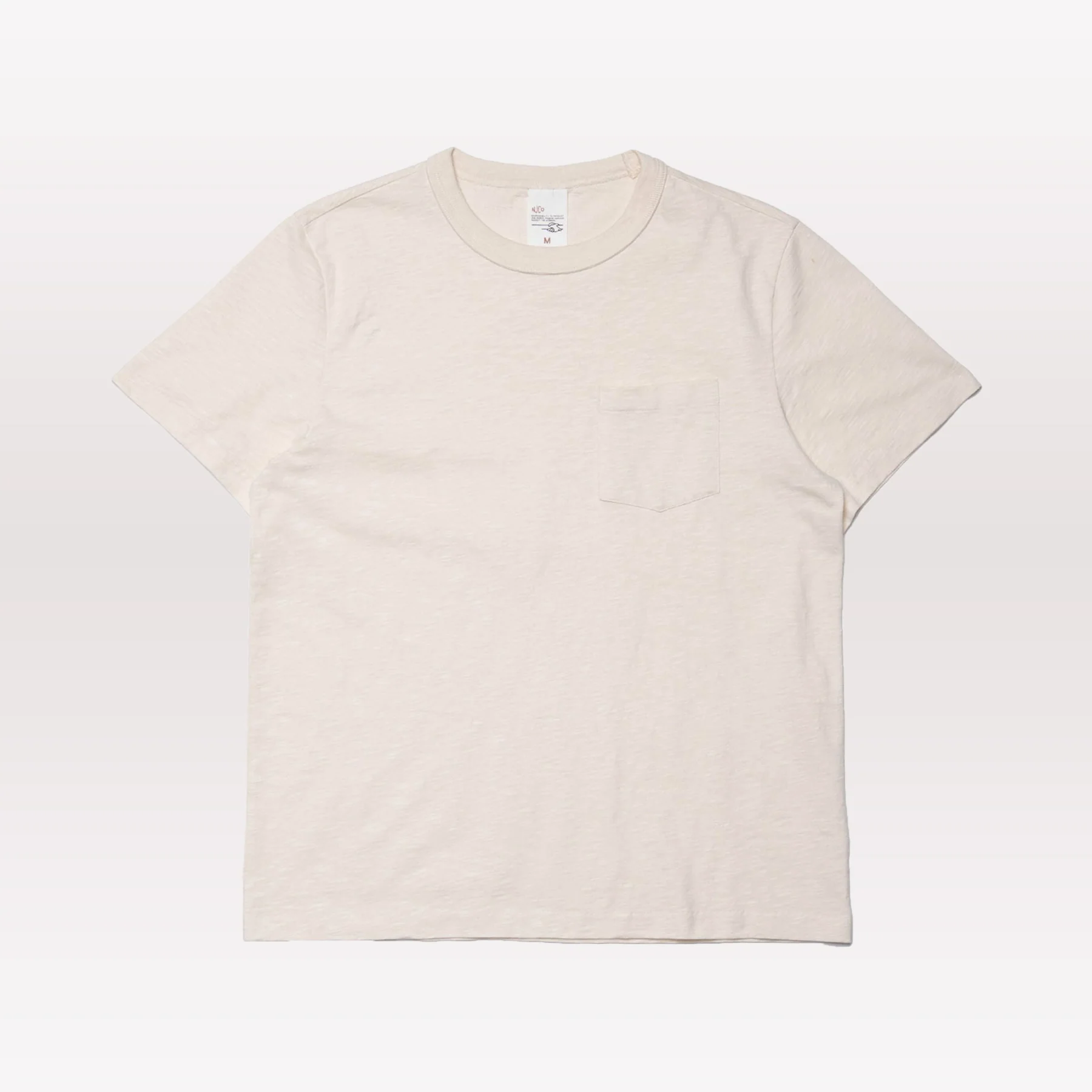 Roy Heavy Slub T-Shirt - Ecru