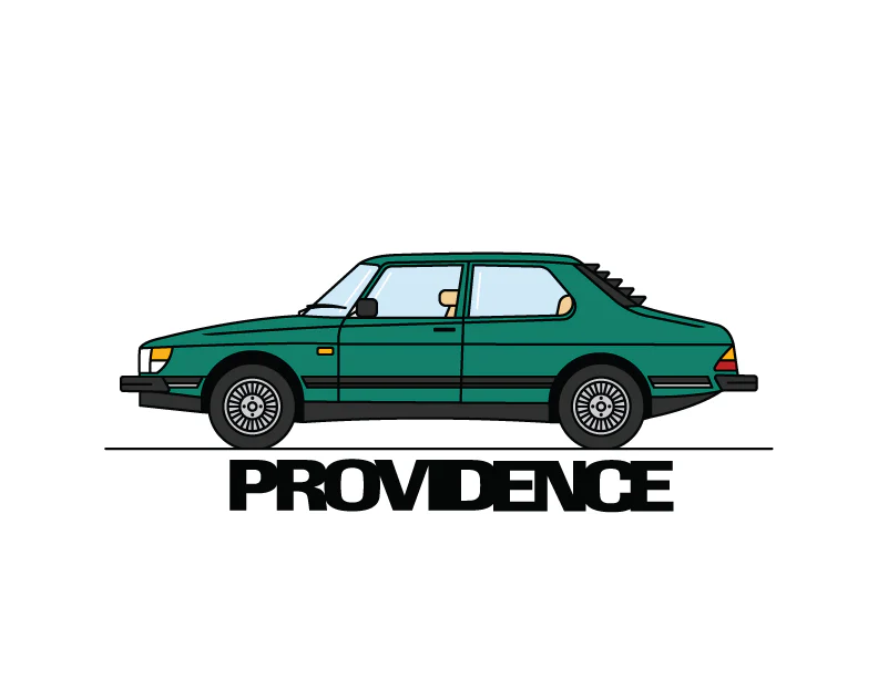 Saab 900 T-Shirt - White - Image 3