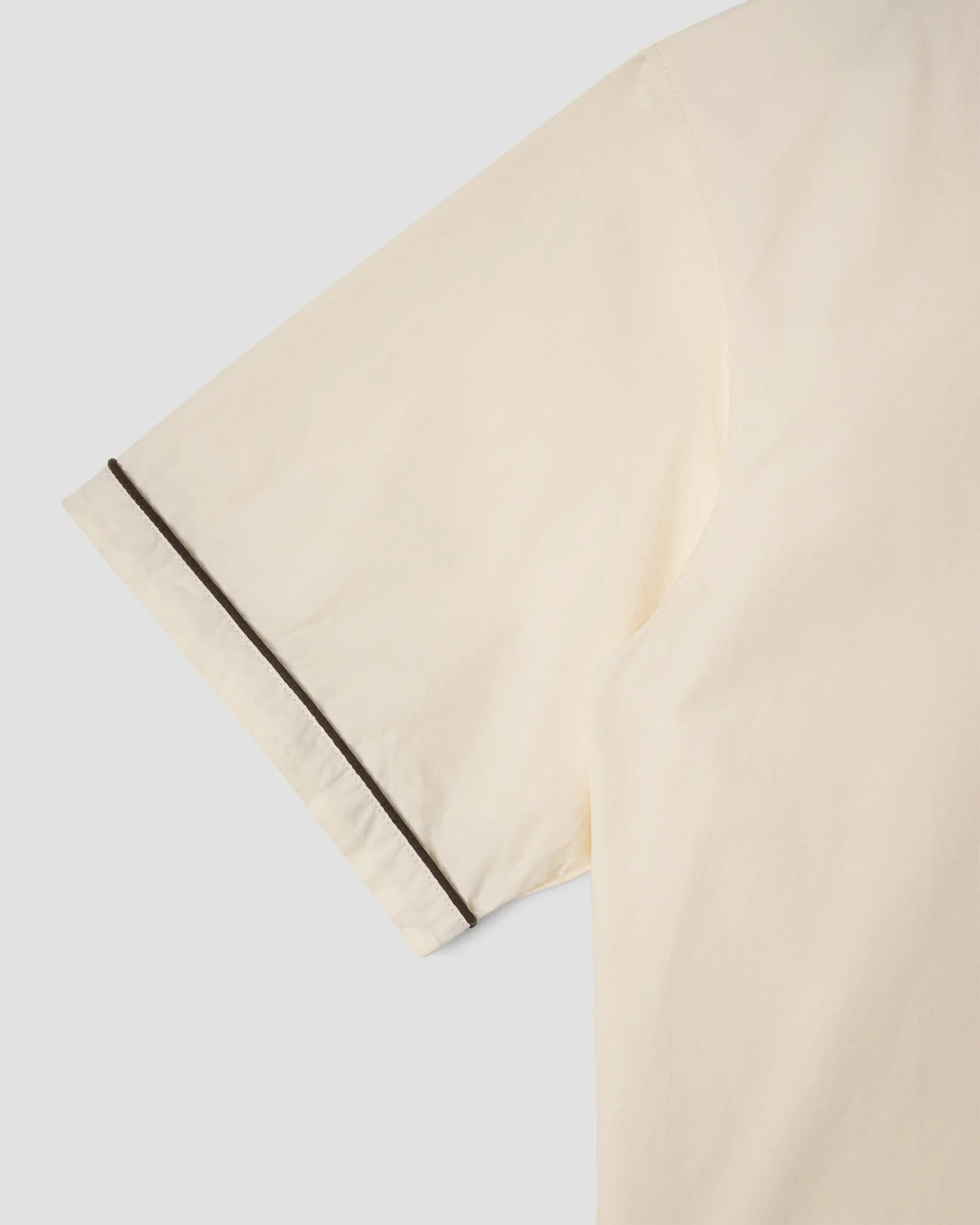 SS Bowling Shirt - Natural / Matt Black - Image 5