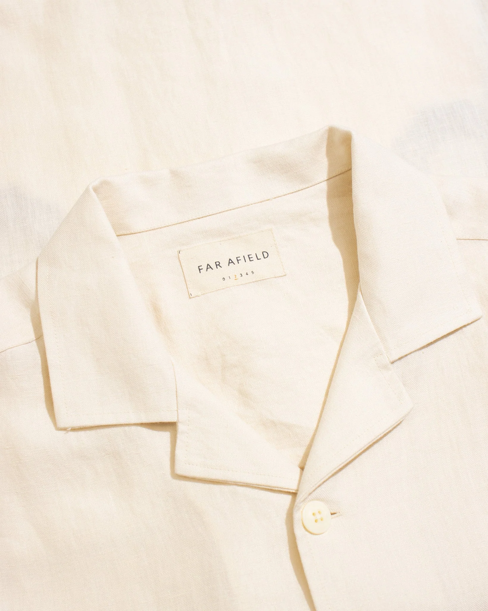 Stachio Camp Shirt - Floral Flock Snow White - Image 3