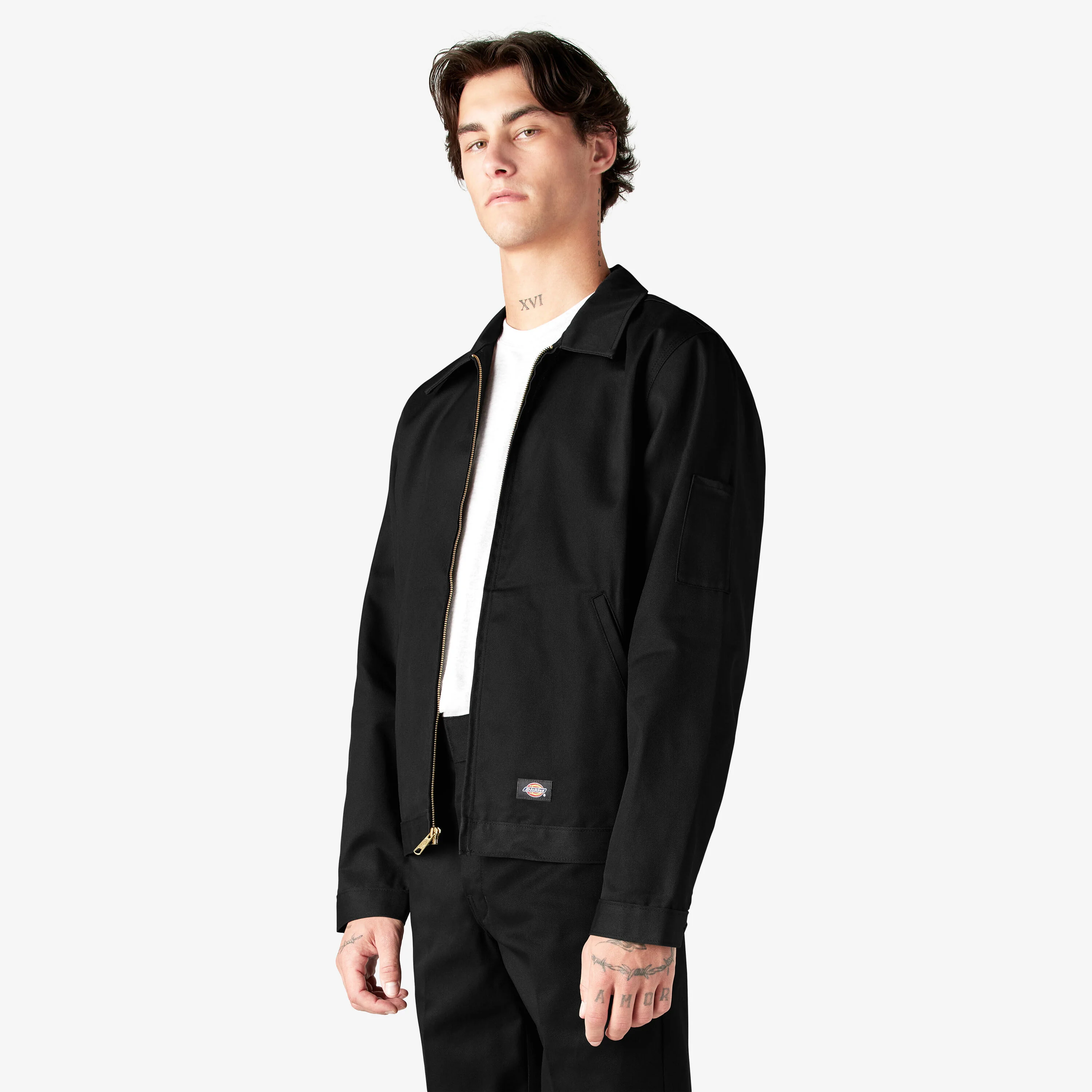 Unlined Eisenhower Jacket - Black - Image 3