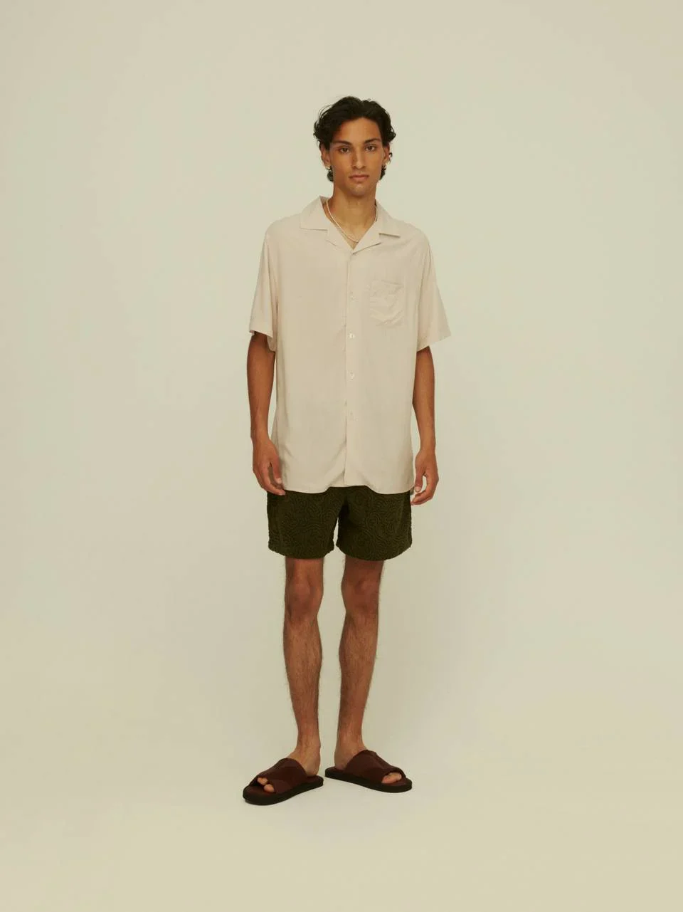 Viscose Shirt - Sand - Image 3