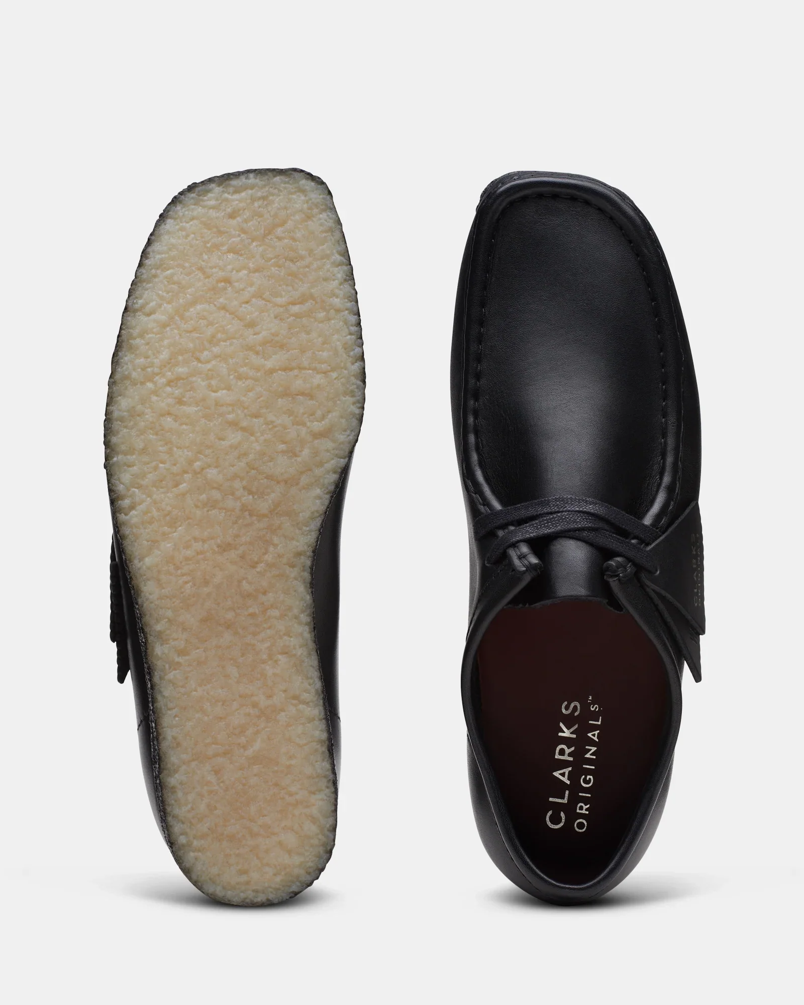 Wallabee - Black Leather - Image 3