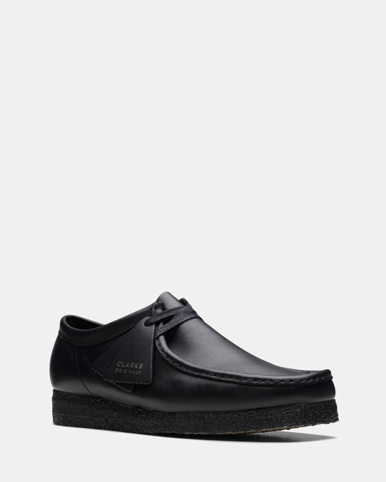 Wallabee - Black Leather - Image 4