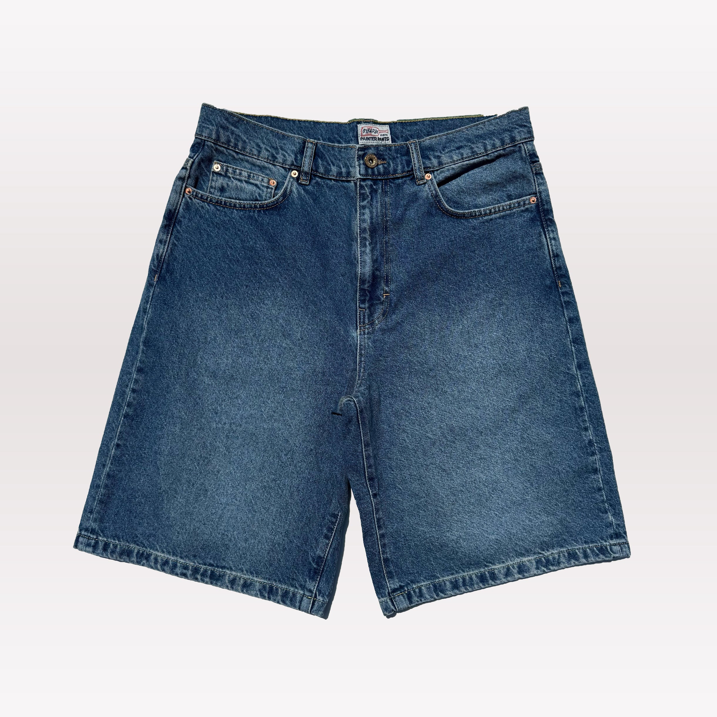 Wide 5 Short - 70s Stone Denim - Image 2