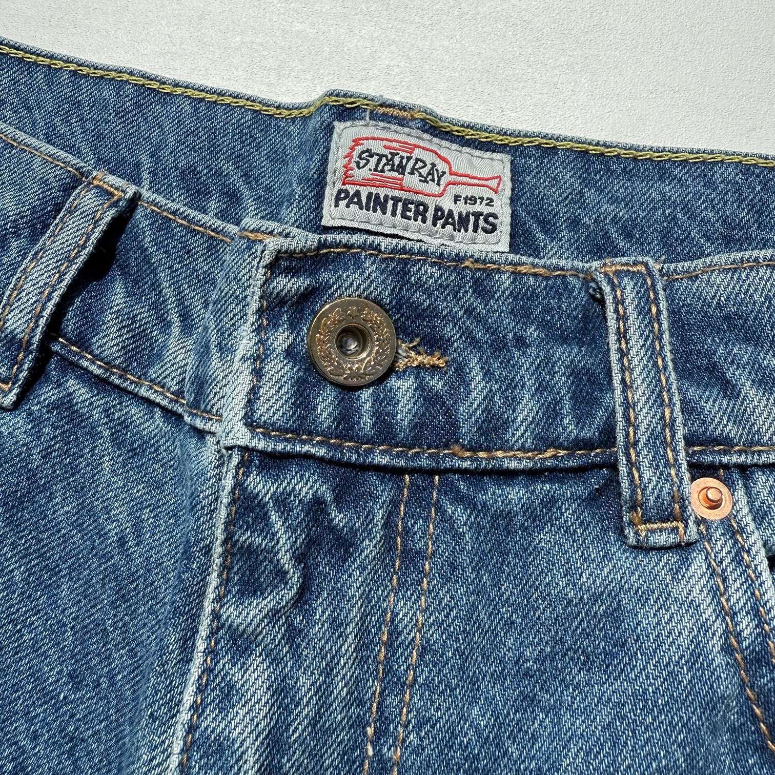 Wide 5 Short - 70s Stone Denim - Image 4