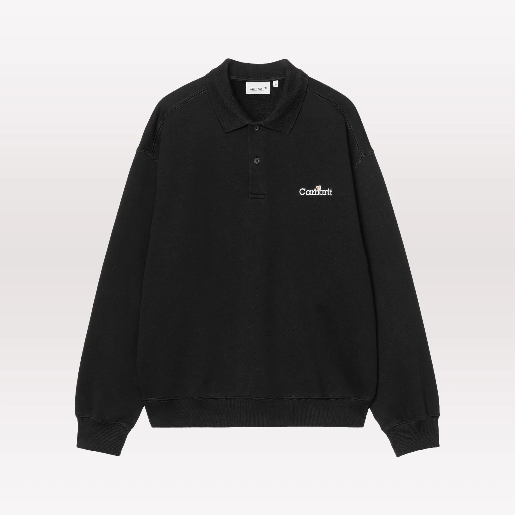 WIP Label Polo Sweat - Black